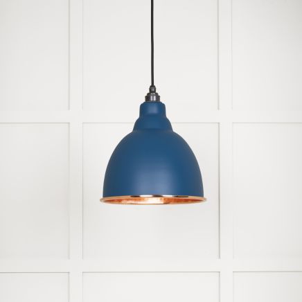 Hammered Copper Brindley Pendant in Upstream