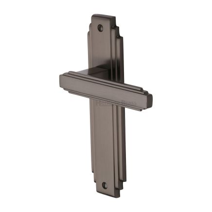 Heritage Brass Door Handle Lever Latch Astoria Design Matt Bronze finish