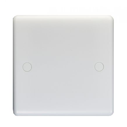 Eurolite Enhance White Plastic Single Blank Plate White