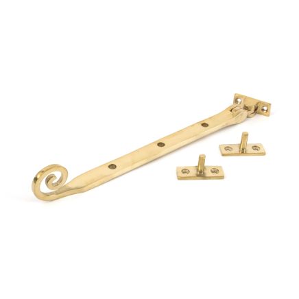 Polished Brass 10" Monkeytail Stay