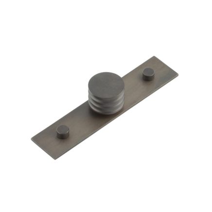 Sturt Cupboard Knobs 30mm Plain Dark Bronze - By Frelan Hardware - HOX-430DB-5090DB