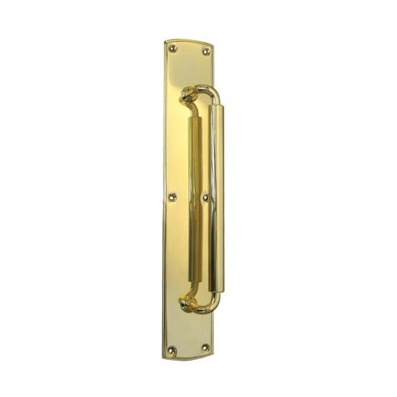 Jedo Chatsworth Pulll Handles 390mm Polished Brass - By Frelan Hardware - JV3695PB