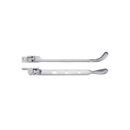 Zoo Hardware Bulb End Casement Stay - Satin Chrome