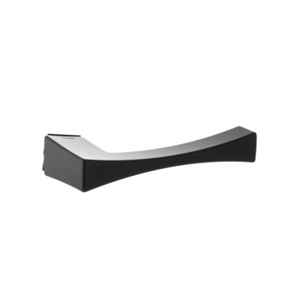 Forme Artemide Lever Door Handle on Concealed Square Rose - Matt Black (Pair)