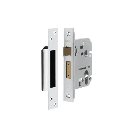 Jedo Euro Profile Sashlocks 76mm Polished Chrome - By Frelan Hardware - JL1051PC