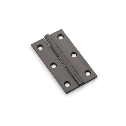 Alexander & Wilks - Heavy Pattern Solid Brass Cabinet Butt Hinge - Dark Bronze - 3"