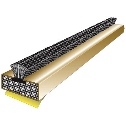 1.05M Fire & Smoke Door Seal (5 Pack) - Brown