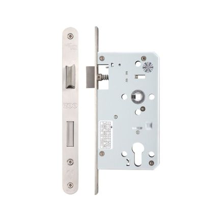 ZDL7260RSS DIN Euro Sashlock - 72mm C/C - 60mm Backset - Radius Forend