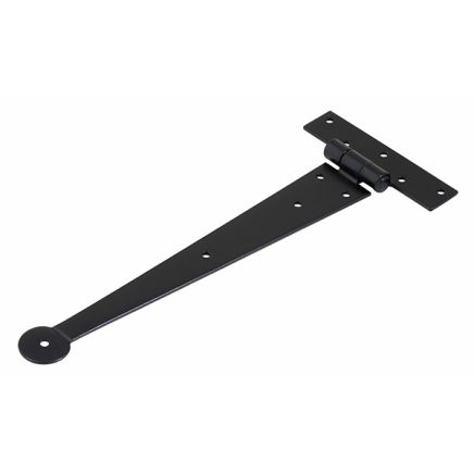 Penny End Hinge (12") - Flat Black