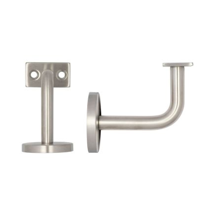 Stainless Steel Hand Rail Brackets 75mm Satin Stainless Steel - By Frelan Hardware - JSS85H