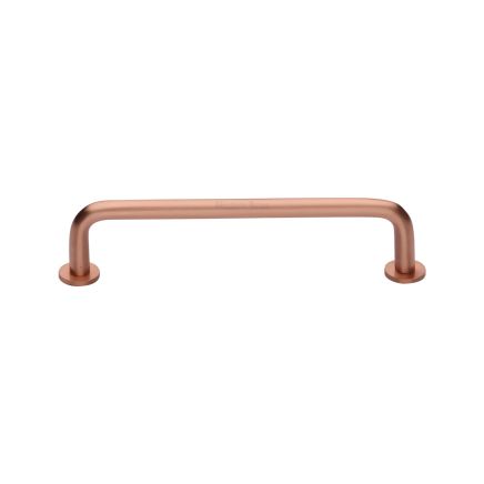 Heritage Brass Cabinet Pull Wire Design with 16mm Rose 128mm CTC Satin Rose Gold Finish