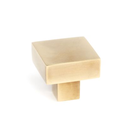 Aged Brass Albers Cabinet Knob - 30mm