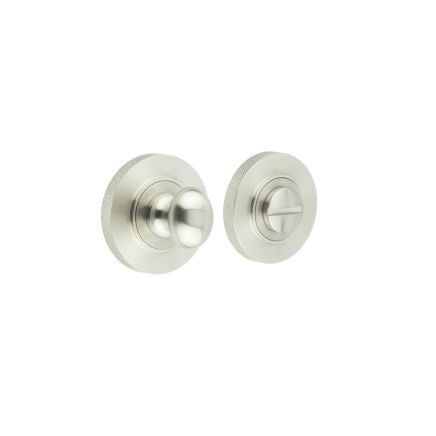 Burlington Turns & Releases Inner 1 Knurled Rose Satin Nickel - By Frelan Hardware - BUR-80SN-55SN