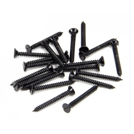 Black 6 x 1¼" Countersunk Screws (25)