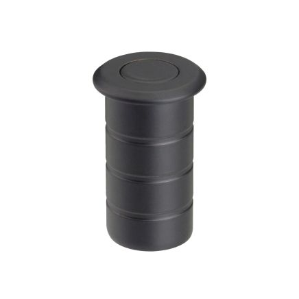 Zoo Hardware Dust Socket for Flush Bolts - Concrete 20mm dia. x 38mm - Powder Coat Black