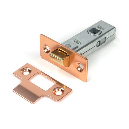 Polished Bronze 2½" Tubular Mortice Latch