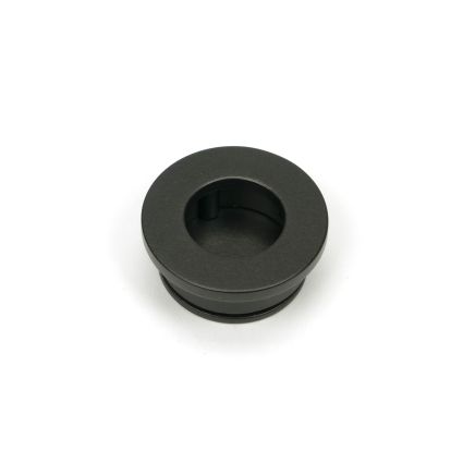 Aged Bronze 34mm Round Finger Edge Pull