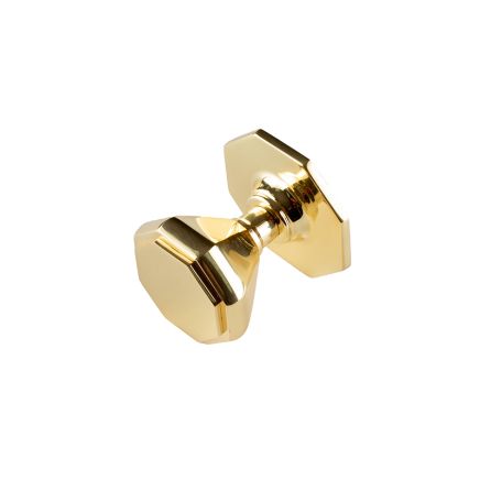 Jedo Forma Centre Door Knobs 70mm Polished Brass - By Frelan Hardware - JV33PB