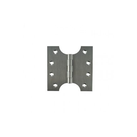 Atlantic (Solid Brass) Parliament Hinges 4" x 2" x 4mm - Satin Chrome (Pair)