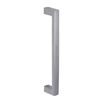 Heritage Brass Door Pull Handle Satin Chrome finish