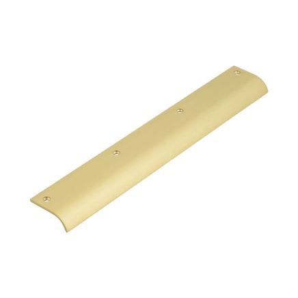 Burlington 300mm Satin Brass Curved Edge Pull - By Frelan Hardware - BUR922SB