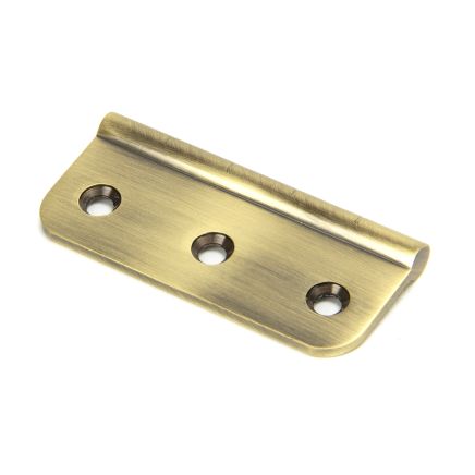 Aged Brass 3" Dummy Butt Hinge (Single)