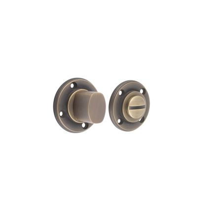 Burlington Turns & Releases Inner 3 No Rose Antique Brass - By Frelan Hardware - BUR81AB