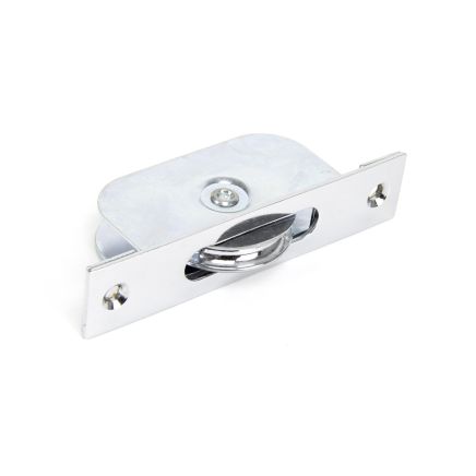 Polished Chrome Square Ended Sash Pulley 75kg