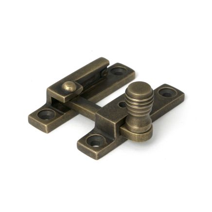 Burnished Brass Prestbury Quadrant Fastener - Narrow