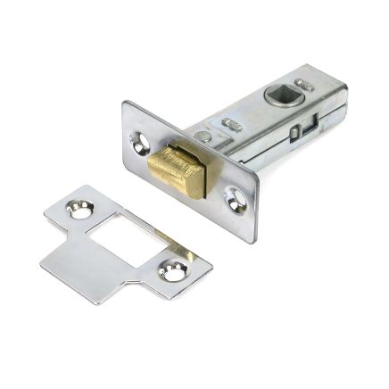 Polished Chrome 2½" Tubular Mortice Latch