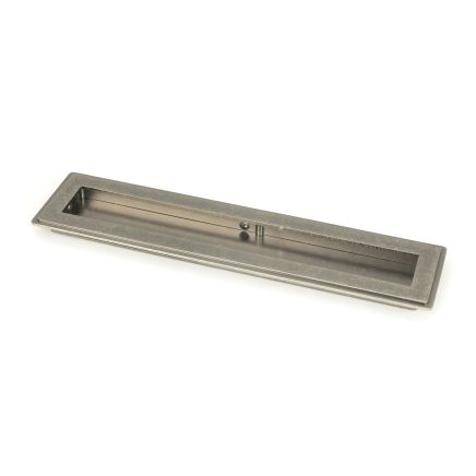 Pewter 250mm Art Deco Rectangular Pull