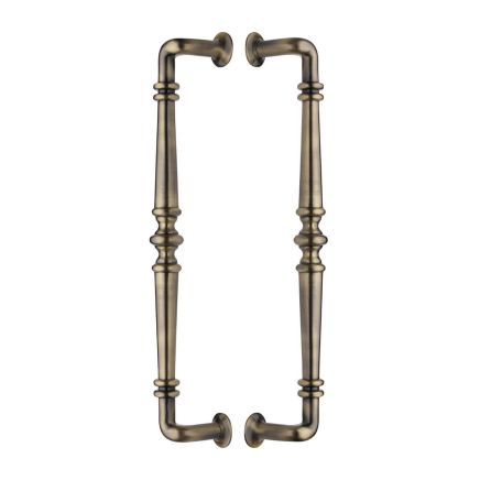 Heritage Brass Back to Back Door Pull Handle Avon Design Antique Brass finish