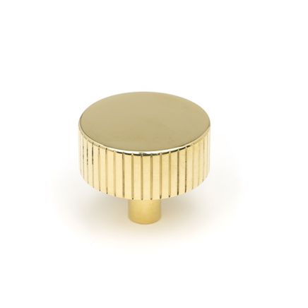 Polished Brass Judd Cabinet Knob - 38mm (No Rose)