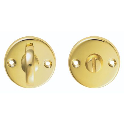 Plain Turn And Release - Polished Brass