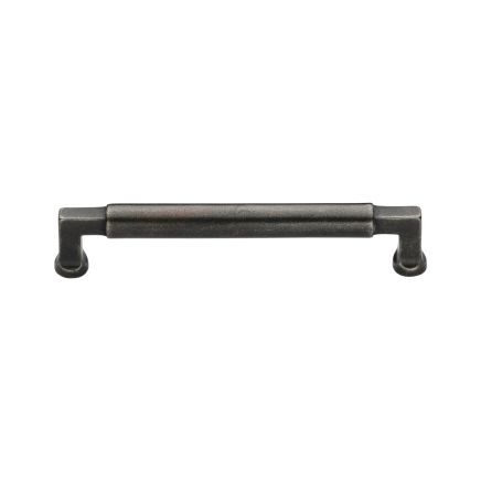 Rustic Pewter Cabinet Pull Bauhaus Design 128mm CTC