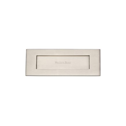 Heritage Brass Letterplate 8" x 3" Satin Nickel finish