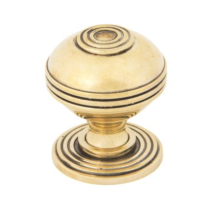 Aged Brass Prestbury Cabinet Knob 38mm