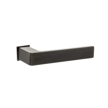 Forme Asti Lever Door Handle on Concealed Square Rose - Urban Bronze (Pair)