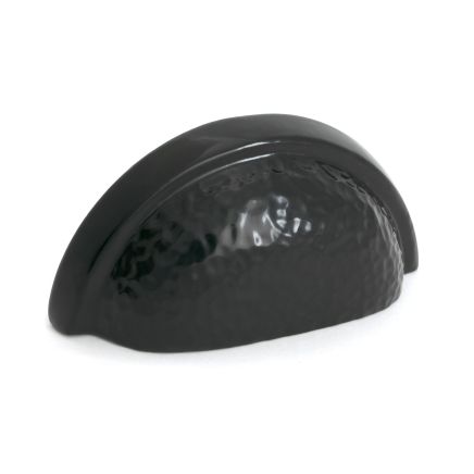 Black Hammered Regency Concealed Drawer Pull