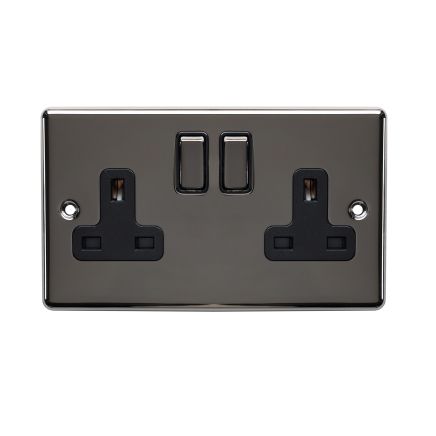 BN Double 13 Amp Switched Socket