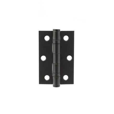Atlantic Ball Bearing Hinges 3" x 2" x 2mm - Matt Black (Pair)