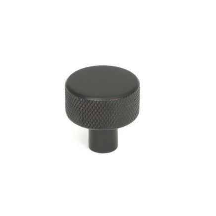 Aged Bronze Brompton Cabinet Knob - 25mm (No rose)