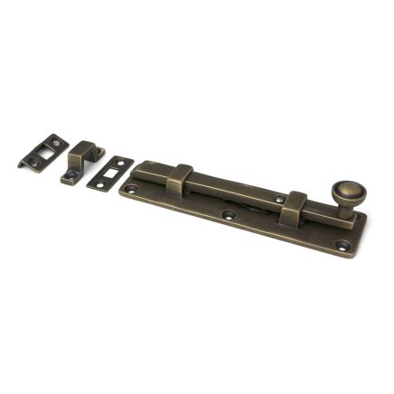Burnished Brass 6" Universal Bolt