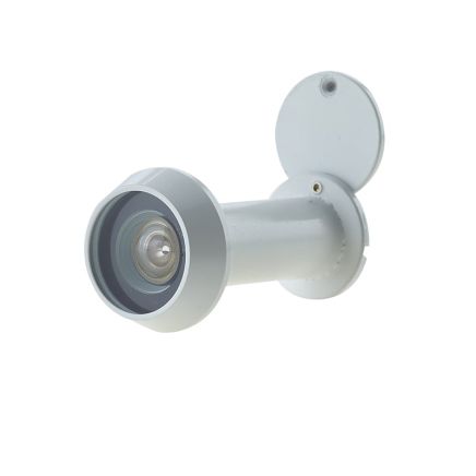 Jedo 180 Degree Door Viewers to Fit 35-55mm Doors FD30/60 C/W Intumescent White - By Frelan Hardware - JV944WH