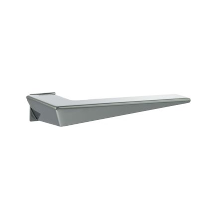 Forme Naxos Lever Door Handle on Concealed Square Rose - Polished Chrome (Pair)
