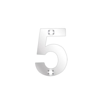 Zoo Hardware Numerals - 50mm - Stainless Steel
