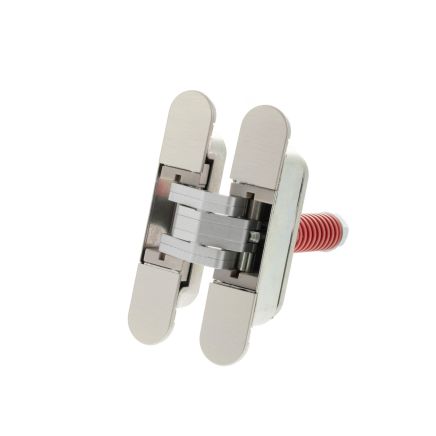AGB Eclipse 3.2 Heavy Duty Self-Close Concealed Hinge for 60kg door - Satin Nickel