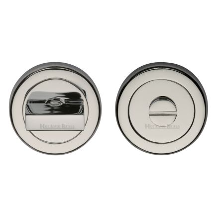 Heritage Brass Thumbturn & Emergency Release Polished Nickel Finish