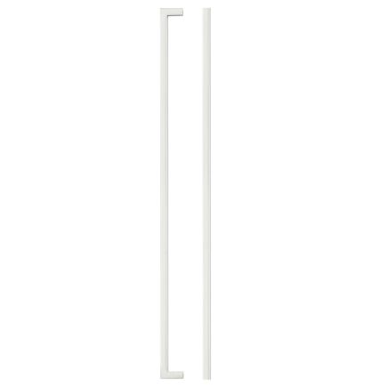 Zoo Hardware Square Block Cabinet handle 448mm CTC Brushed Nickel Finish