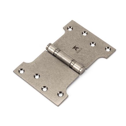 Pewter 4" x 4" x 6" Parliament Hinge (pair) ss